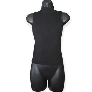 ❤️Zara Black Sleeveless Turtleneck Top☆